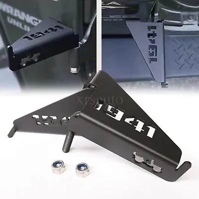 2pcs Steel Foot Pegs Door Hinge Pedal For 2007-2021 Jeep Wrangler JK JL Rubicon • $16.99