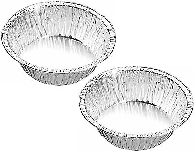 £25.76 • Buy 200 X NEW SMALL DEEP FOIL PIE DISHES FRUIT CAKE CASES TIN ROUND DISH BAKING