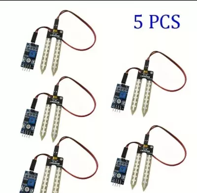 5pcs Moisture Sensor Soil Moisture Sensor Hygrometer For Arduino Soil Moisture • $11.95