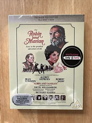 Robin And Marian Robin Hood Premium Edition New  + Poster + Artcards Blu-ray • £21.99