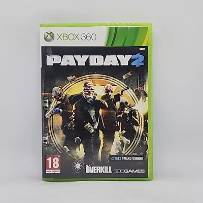 Payday 2 Xbox 360 2013 First-Person Shooter 505 Games MA15+ Free Postage PAL • $9.95