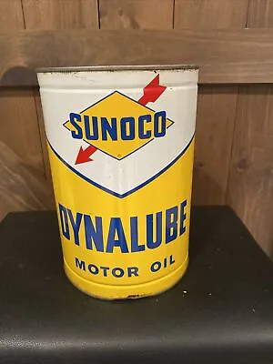 $35 • Buy Sunoco Dynalube Motor Oil 5 Quart Metal Can