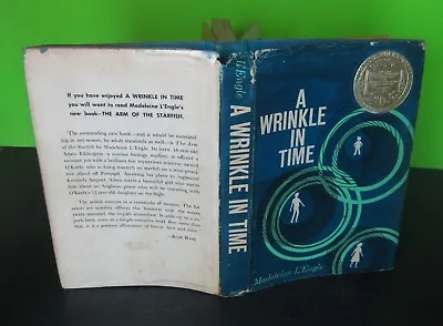 A WRINKLE IN TIME By Madeleine L’Engle - Vintage 1966 Hardback DJ 18th Print • $27.95