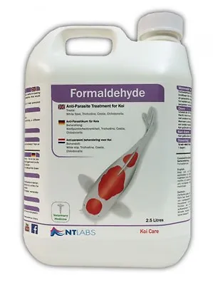 £39.99 • Buy NT Labs Koi Care Formaldehyde 2500ml Anti Parasite Treatment 2.5ltr Formalin