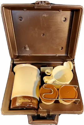 Vintage Empire Kar 'n Home On The Go Mobile Electric Coffeemaker Travel Kit Set. • $15.85