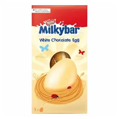 Milkybar White Chocolate Small Easter Egg 65g - From Giant Bradley's Sweet Shop • £1.99