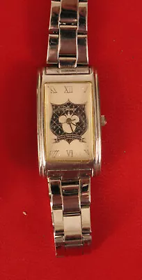 Royal Treatment Mickey Mouse Watch Walt Disney Silver Tone Needs A Battery !!  • $25