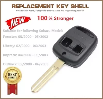 Remote Car Key Shell Case Suitable For Subaru Forester Liberty Impreza Outback • $10.52