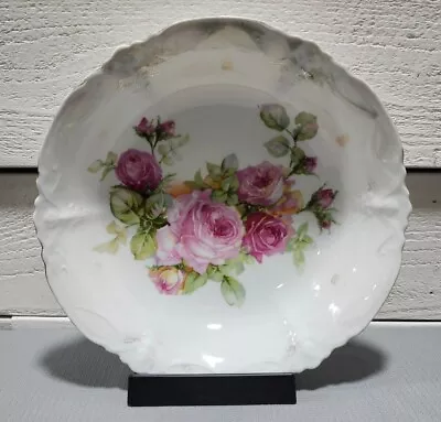 Germany Leuchtenburg C.A.L. & S Vintage Bowl 10  Diameter 2 1/2  Tall E4 • $35.75