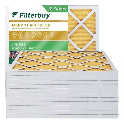 Filterbuy 24x24x1 Pleated Air Filters Replacement For HVAC AC Furnace (MERV 11) • $124.32