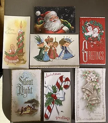 Vintage Lot Of Christmas Cards Used (1960’s) • $15