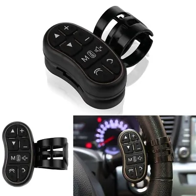 Universal Wireless Steering Wheel Button Remote Control Car DVD GPS Navi Control • $25.19