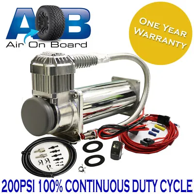 40024 Air Compressor 24V Air Bag Suspension Ride Airlift On Board Air Truck • $285