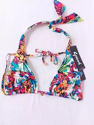 £5.94 • Buy Bikini Top Gossard Hot Tropic Halterneck Triangle Bikini Bra Top 5355