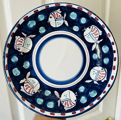 Vietri Pottery-Campagna Style Pattern 10 Inch Plate Made/Painted By Hand-Italy • $39.99