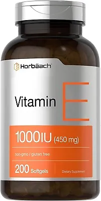 Vitamina E 1000 UI - Apoyo Antioxidante Para La Piel Y El Sistema Inmunológico • $38.99
