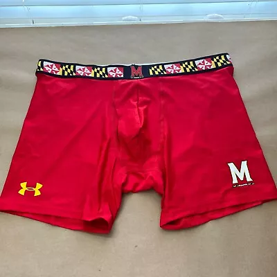 Under Armour University Of Maryland Original Boxerjock 6” Underwear Size XL • $19.99