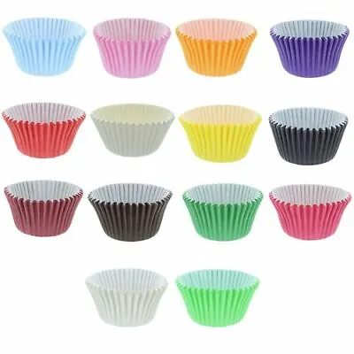 Deli Supplies Cupcake Bun Cases Many Colours High Quality Paper Muffin Cake Case • £6.20
