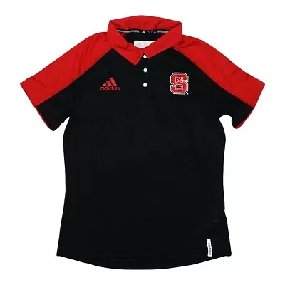 $20.99 • Buy NC State Wolfpack NCAA Adidas Women's Sideline Climalite Black Polo Shirt