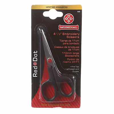 Mundial 4 1/2 Inch Embroidery Scissors 668 • $15.95
