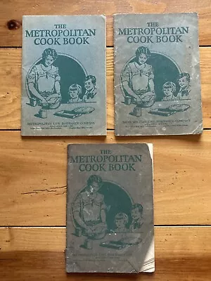 The Metropolitan Cook Book 1920's (Lot Of 3 Books) • $13.50