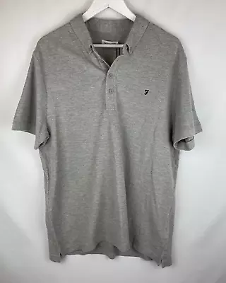 FARAH 1920 - Grey Polo Shirt - Size XL - NWT • £12