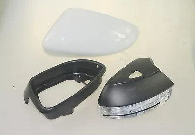 $49.99 • Buy OE Driver Side Mirror Cover W/Frame W/LED For VW CC EOS 11-16 LH White Colour