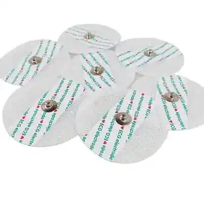 50pcs Disposable ECG EKG Electrodes Pads Foam Sheet Medical Electrocardiogram • £9.50