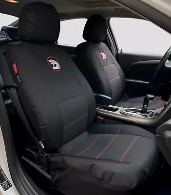 Canvas Seat Covers Black Front For Holden Commodore VF VFII 2013-2017 Sedan • $105.05