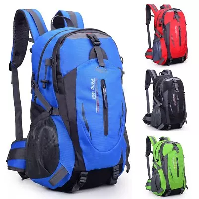 40L Large Hiking Camping Bag Travel Waterproof Backpack Outdoor Luggage Rucksack • $20.37