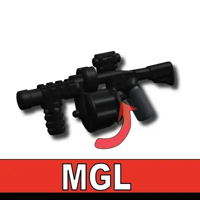 Multiple Grenade Launcher MGL Compatible With Toy Brick Minifigures SWAT Police • $2.19