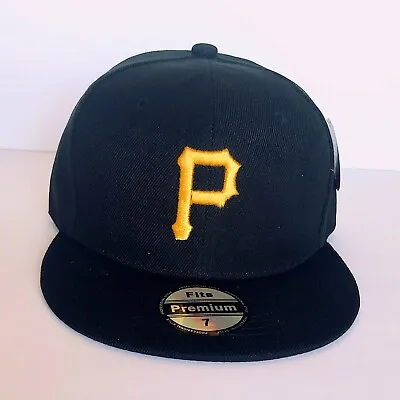 $11.96 • Buy NEW Mens Pittsburgh Pirates Baseball Cap Fitted Hat Multi Size Black