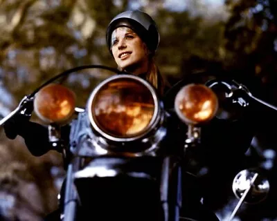 Marianne Faithfull Girl On A Motorcycle Leather Outfit Helmet Color 8x10 Photo • $14.99