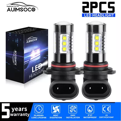 9006 HB4 LED Fog Light Bulbs High Power DRL Lamp Super White 6500K AUIMSOCO • $16.99