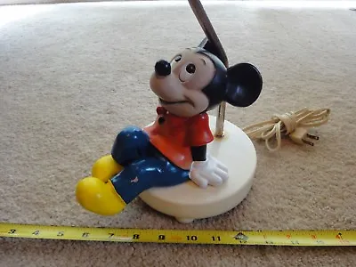 Rare! Vintage Disney Mickey Mouse 3 Position Desk Lamp Nightlight. Nice! • $24.99