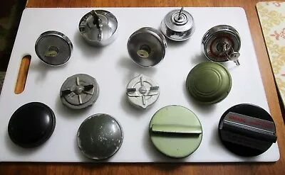 Qty 12-piece Lot Vintage Gas Fuel Tank Cap Cover Car Truck Motocycle • $45