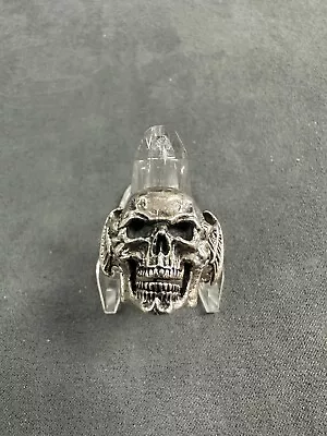 Clocks & Colours Sterling Silver Skull Ring Size 9 • $49.99