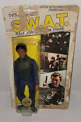 Vintage TV 1976 LJN SWAT 8  DEACON Action Figure S.W.A.T. ROOKIES EMERGENCY NIP • $100
