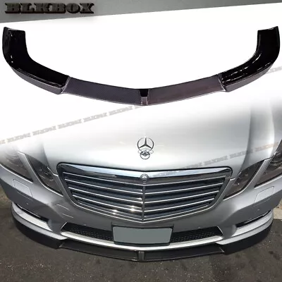 Fit 2010 2011 2012 2013 Benz W212 Sedan Amg Type V Carbon Front Lip • $458.88