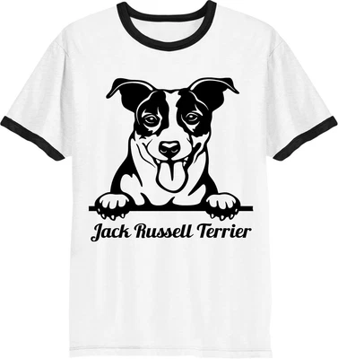 £11.95 • Buy Jack Russell Terrier Ringer Mens T-Shirt