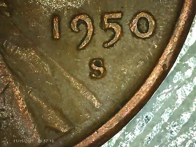 1950-S/S Lincoln Wheat Penny RPM! Rare Gem! 1c #P11C2 • $150