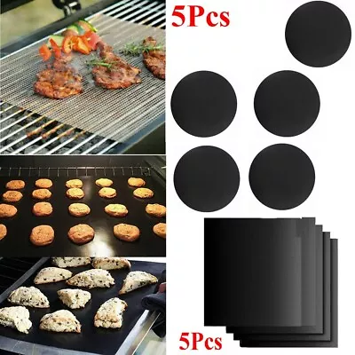 BBQ Grill Mat Oven Liners Non-stick Reusable Barbecue Grill & Baking Mats Tool • $15.99