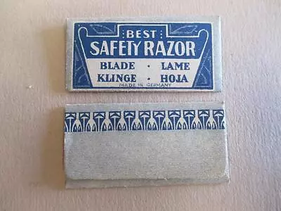 Razor Blade Best Safety Razor Vintage Antique NOS • $9.99