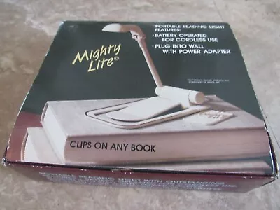 Mighty Lite NEW In Opened Package Vintage Book Clip Light • $9.50