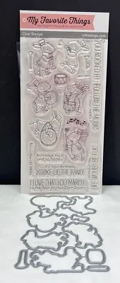 My Favorite Things STRIKE UP THE BAND Mice Mouse Music Rubber Stamps Dies Set • $34.97