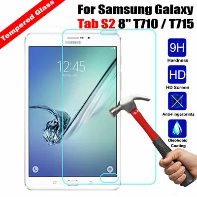 For SAMSUNG GALAXY Tab S2 S3 8.0 9.7 9H Premium Tempered Glass Screen Protector • $18.81