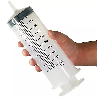 200-500ML Reusable Big Large Plastic Hydroponics Nutrient Measuring Syringe • $19.99