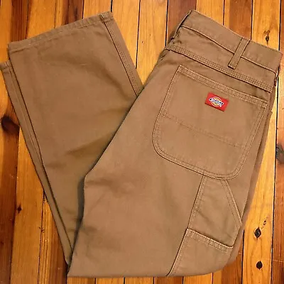 Vintage Dickies Canvas Work Pants Men’s Size 32x30 Carpenter Workwear 90s Tan • $25