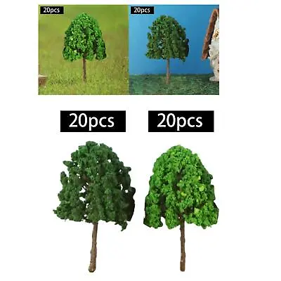 20x Model Trees Accessories Miniature Trees Train Scenery Architecture Trees For • £6.90