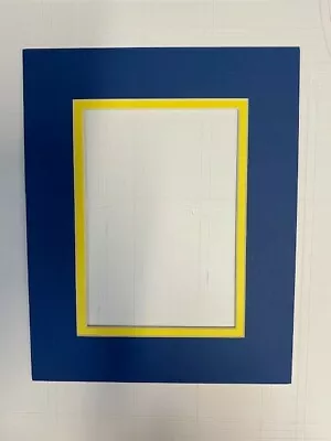 Picture Frame Mat 11x14 For 8x10 Photo U Of Michigan Blue With Maze • $9.99